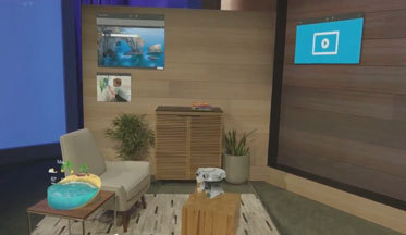 Демонстрация Hololens от Microsoft - Build 2015 - окна