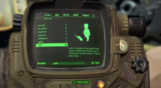 Геймплей Fallout 4 - E3 2015 - Pip-Boy