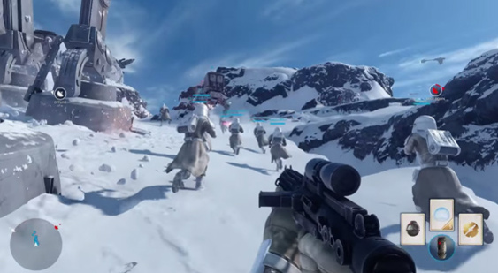 Геймплей Star Wars: Battlefront - мультиплеер - E3 2015