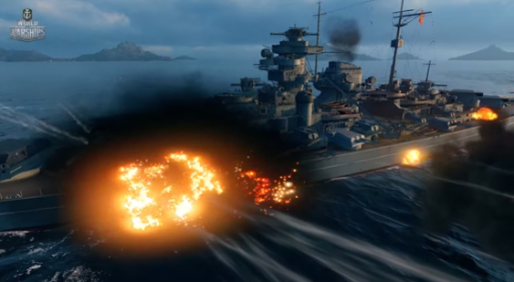 Видео World of Warships - типы снарядов