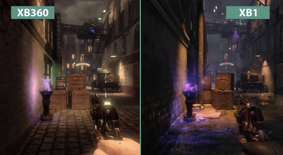 Видео сравнения графики Call of Duty: Black Ops 3 - Xbox One vs Xbox 360