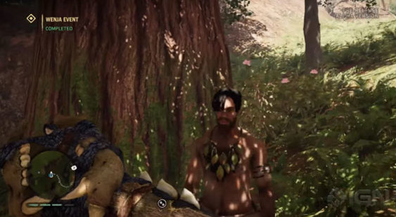 Видео Far Cry Primal - спасение соплеменника и убийство оленей