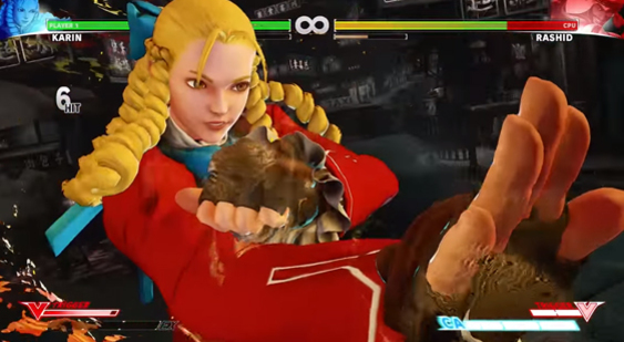 Видео Street Fighter 5 - Karin