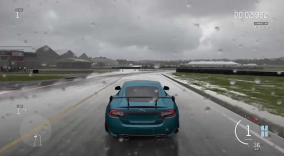Видео Forza Motorsport 6: Apex - меню и геймплей