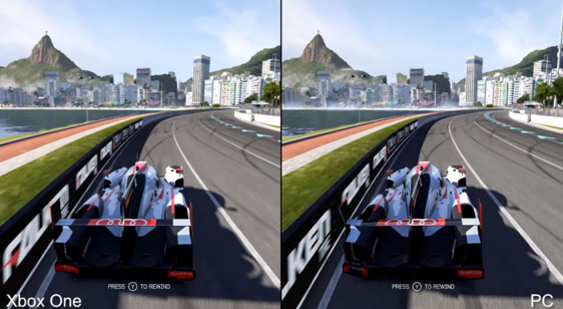 Видео Forza Motorsport 6: Apex - сравнение графики на PC и Xbox One