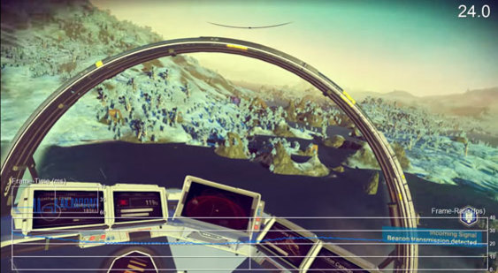 Видео No Man's Sky - тест производительности на PS4