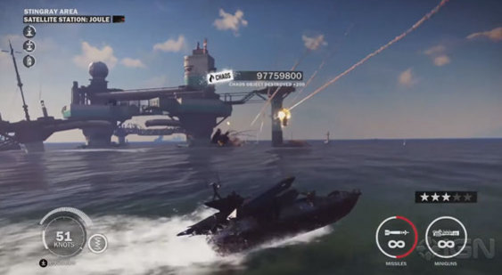 Геймплей Just Cause 3 - DLC Bavarium Sea Heist