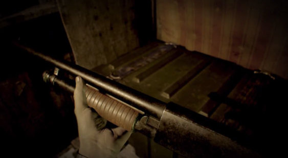 Тизер-ролик о мире Resident Evil 7 - дробовик