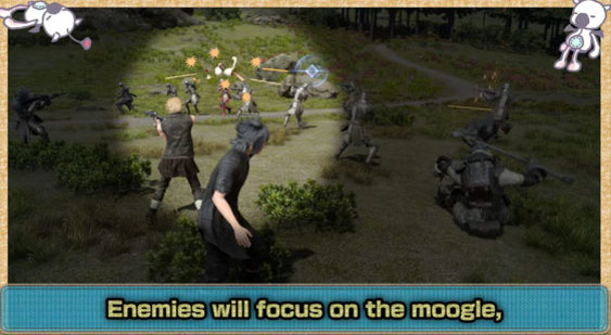 Геймплейный трейлер Final Fantasy 15 - Moogle