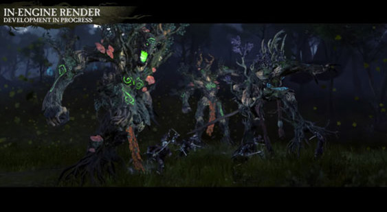 Ролик Total War: Warhammer - Realm of The Wood Elves - древолюды
