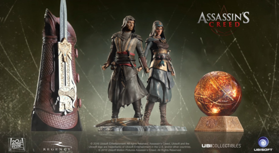 Трейлер Assassin's Creed - фигурки и предметы