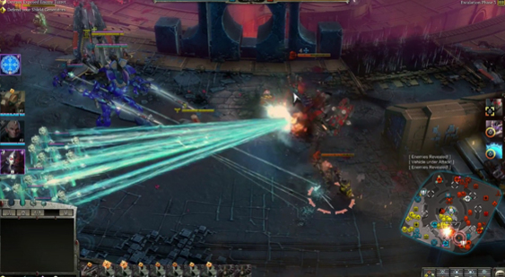 Видео Warhammer 40000: Dawn of War 3 - матч 3 на 3 с комментариями разработчиков