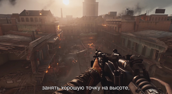 Видео Wolfenstein 2: The New Colossus - битва за свободу (русские субтитры)