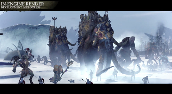 Видео Total War: Warhammer - монстры норсканцев