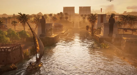 Видео Assassin’s Creed Origins о создании Мемфиса