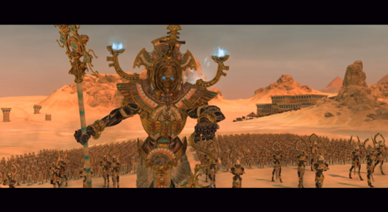 Видео Total War: Warhammer 2 - Rise of the Tomb Kings - монстры
