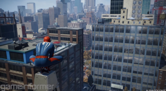 Видео Spider-Man для PS4 от Game Informer