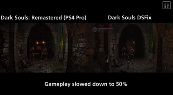 Видео Dark Souls Remastered - PS4 Pro vs PC (DSFix)