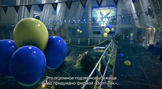 Трейлер Fallout 76 с E3 2018 (русские субтитры)