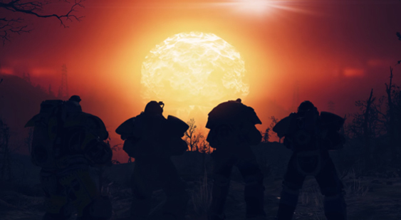 Видео Fallout 76 - ядерные ракеты